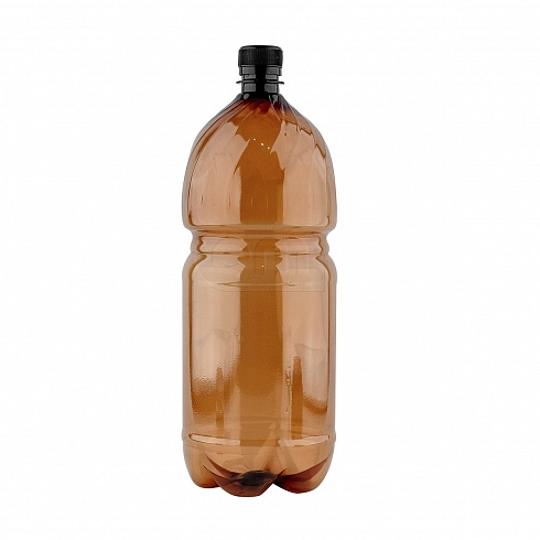 Бутылка ПЭТ 2л с крышкой коричневая