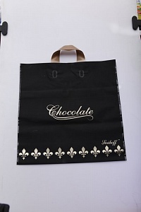 Пакет с петлевой ручкой 40х37 90мкм Premium Chocolate