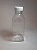 Бутылка ПЭТ 0.5л с крышкой прозрачная квадратная