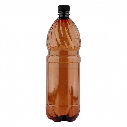 Бутылка ПЭТ 1.5л с крышкой коричневая