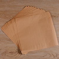 Пергаментная бумага крафт в листах 40х40